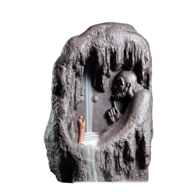 Chinese Style Zen Zisha Incense Burner Vintage Ceramic Backflow Incense Base Desktop Ornaments Creative Living Room Aroma Burner
Chinese Style Zen Zisha Incense Burner Vintage Ceramic Backflow Incense Base Desktop Ornaments Creative Living Room Aroma Burner