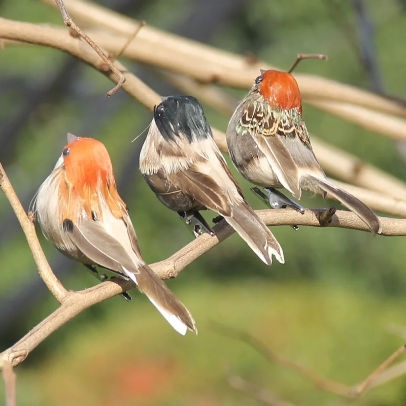 Foam Feather Artificial Birds Vividly Sparrow Garden Emulation Decoration Xmas Tree Robin Home Outdoor Yard Ornaments Randomly
Foam Feather Artificial Birds Vividly Sparrow Garden Emulation Decoration Xmas Tree Robin Home Outdoor Yard Ornaments Randomly