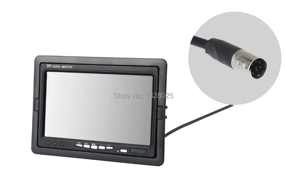 Super HD 7 дюймов ЖК дисплей автомобиля Мониторы 800x480 пикселей видеонаблюдения TFT