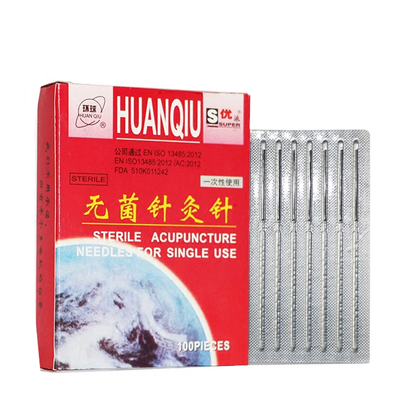5 коробок одноразовые иглы для иглоукалывания ZhenJiu 100 шт. в упаковке|sterile acupuncture