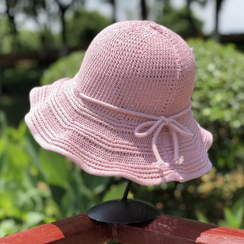 Korea Summer Outdoors Bucket Hats Women Dome All Match Sun Protector Hat With Bow Casual Street Solid Caps Collapsible 56-58cm
Korea Summer Outdoors Bucket Hats Women Dome All Match Sun Protector Hat With Bow Casual Street Solid Caps Collapsible 56-58cm