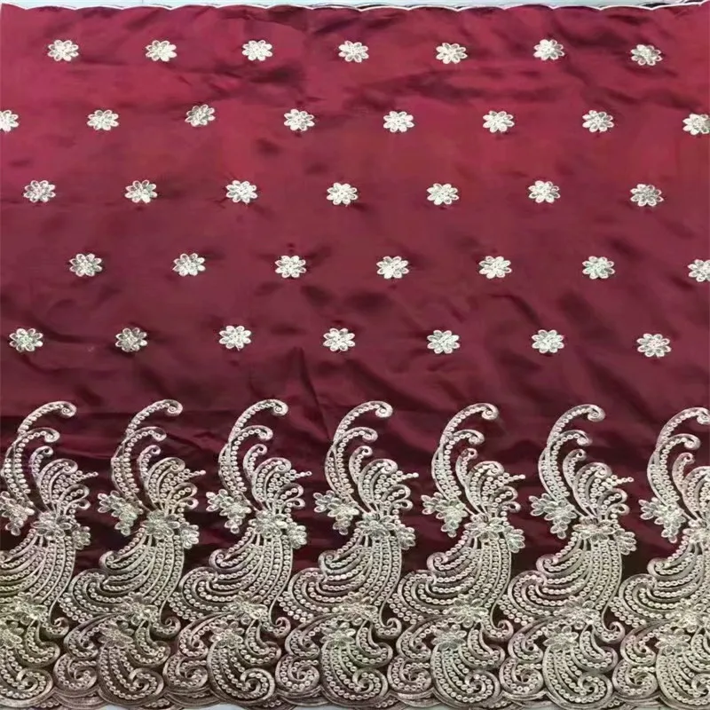 2018 Design African George Lace Fabric,High Quality Royal Blue George Silks Lace Silver Embroidered And Sequins For Sewing/Cloth
2018 Design African George Lace Fabric,High Quality Royal Blue George Silks Lace Silver Embroidered And Sequins For Sewing/Cloth