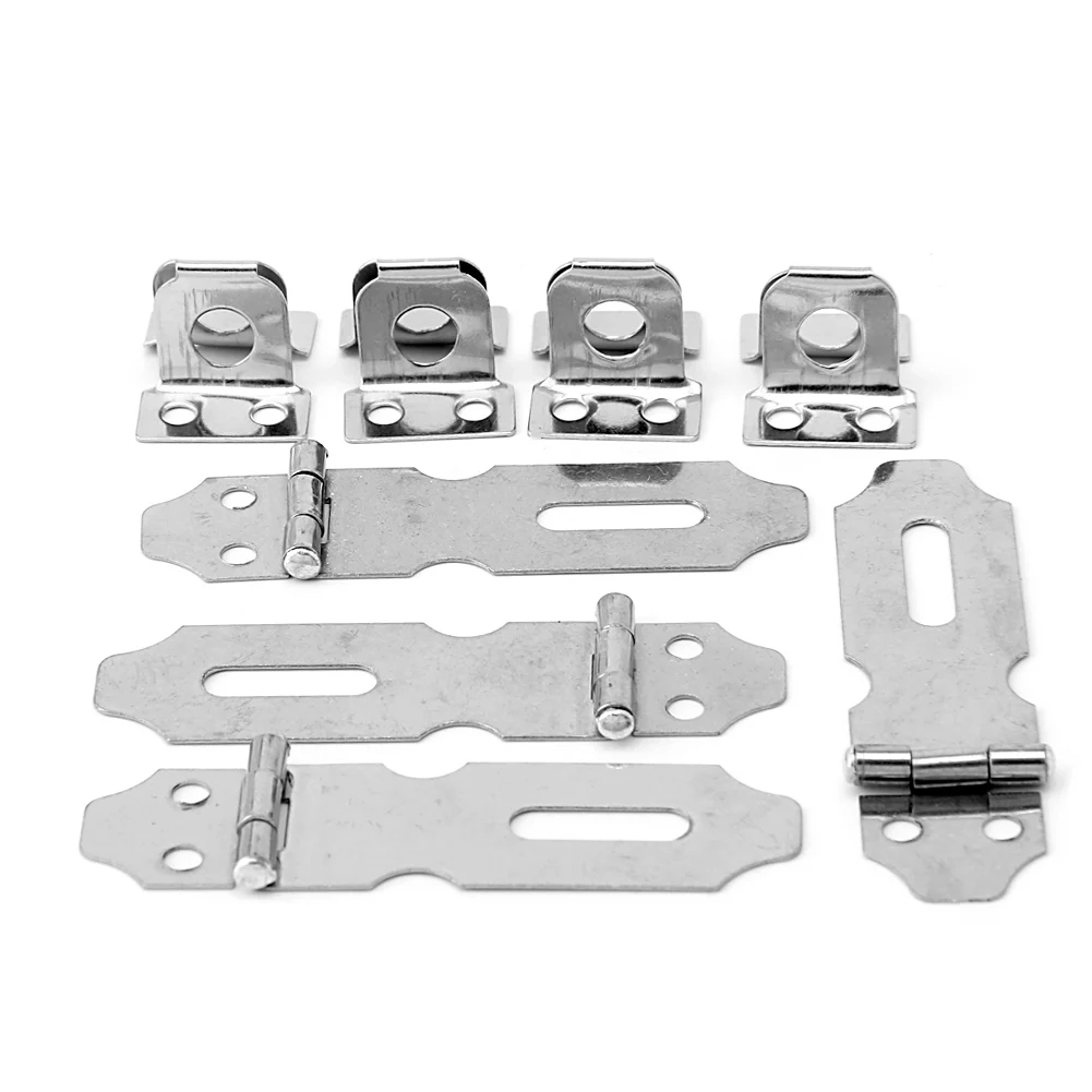 4Pcs Stainless Steel Home Drawer Door Safety Padlock Latch Hasp Stainless Steel NO.5 Lock
4Pcs Stainless Steel Home Drawer Door Safety Padlock Latch Hasp Stainless Steel NO.5 Lock