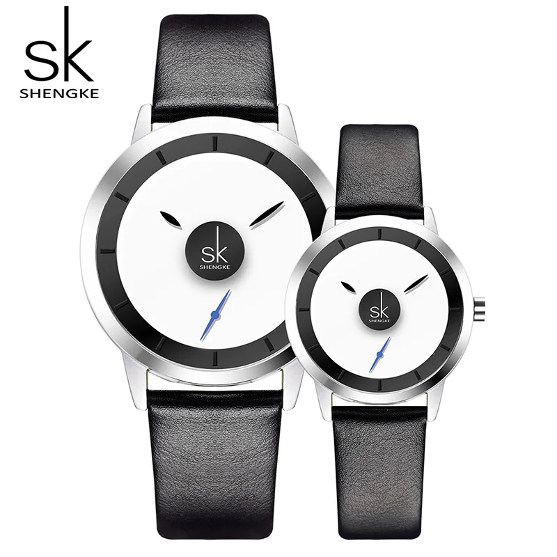Часы наручные Shengke # K8051 мужские и женские кварцевые модные простые креативные с
