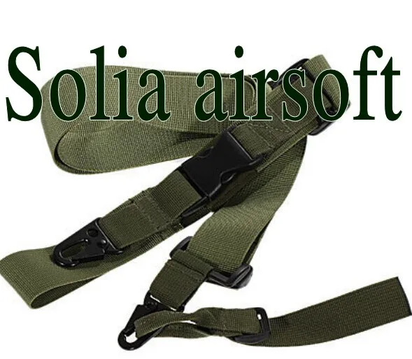 Tactical 3 Three Point Adjustable Rifle Gun Sling Strap for Airsoft Hunting Olive Drab
Tactical 3 Three Point Adjustable Rifle Gun Sling Strap for Airsoft Hunting Olive Drab