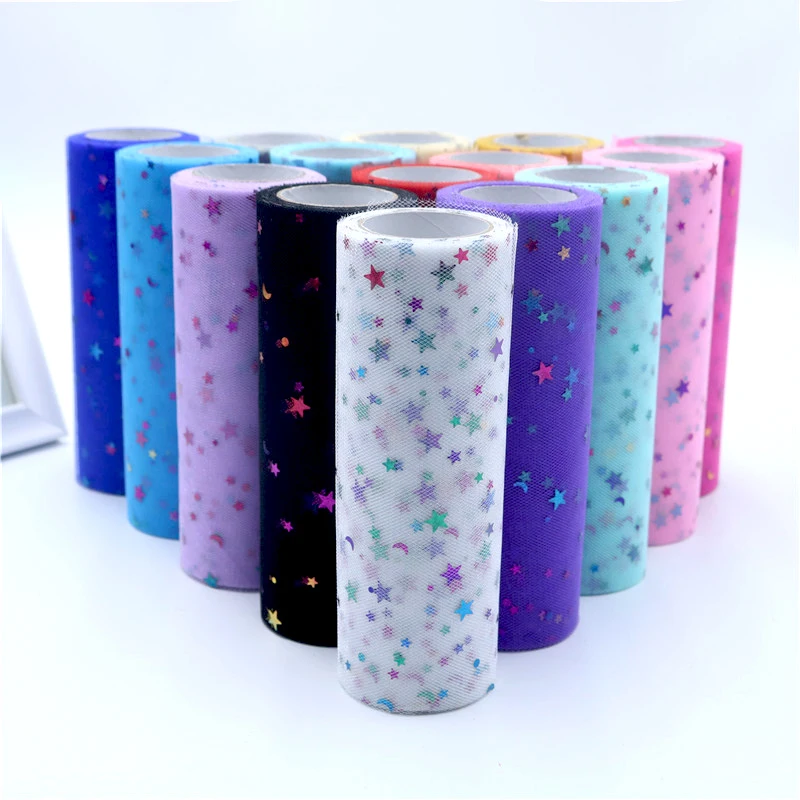 10Yard 15cm Star Glitter Tulle Roll Wedding Decoration Craft Tulle Fabric Tutu Dress DIY Organza Baby Shower Party Supplies
10Yard 15cm Star Glitter Tulle Roll Wedding Decoration Craft Tulle Fabric Tutu Dress DIY Organza Baby Shower Party Supplies