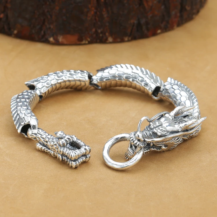 Handcrafted Thai 925 Silver Dragon Bracelet Vintage Pure Silver Dragon Bracelet Thailand Sterling Silver Dragon Bracelet
Handcrafted Thai 925 Silver Dragon Bracelet Vintage Pure Silver Dragon Bracelet Thailand Sterling Silver Dragon Bracelet