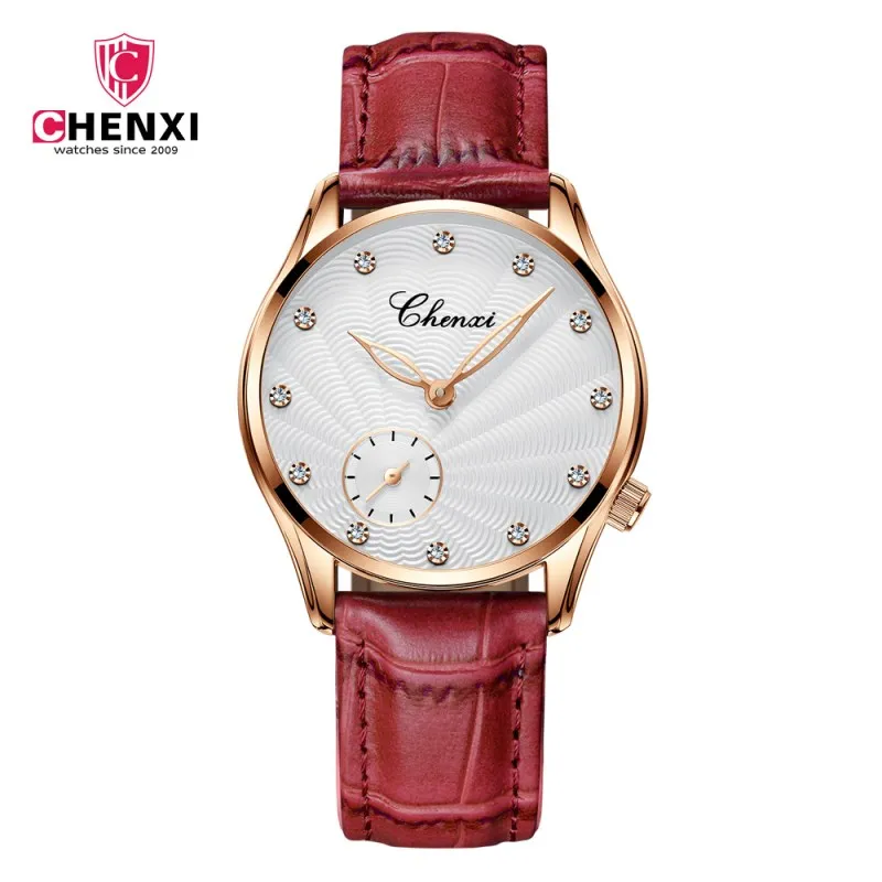 CHENXI Brand Fashion Simple Design Women Quartz Watches Luxury Clock For Ladies Leather Strap Quartz Wrist Watches Female Watch
CHENXI Brand Fashion Simple Design Women Quartz Watches Luxury Clock For Ladies Leather Strap Quartz Wrist Watches Female Watch