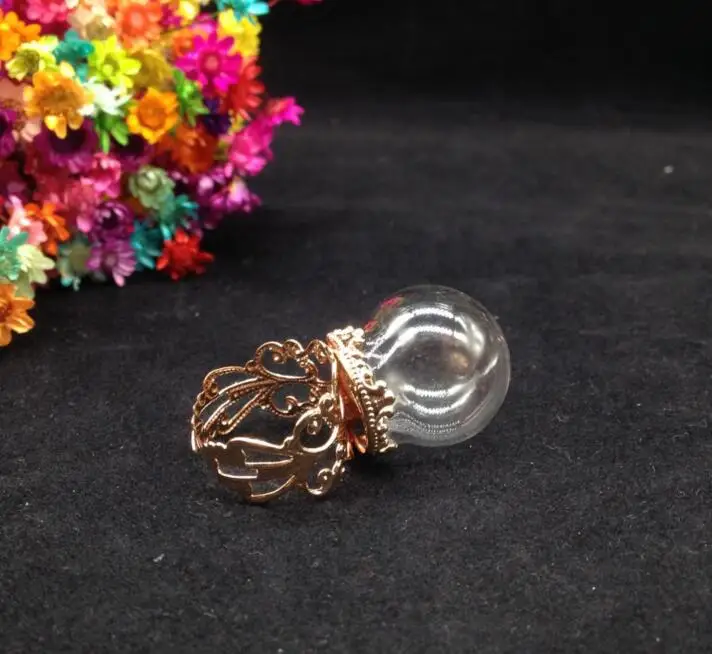 100sets/lot 20*15mm Glass globe with rose gold crown flower ring set glass bottle adjustable diy ring handmade jewelry accessory
100sets/lot 20*15mm Glass globe with rose gold crown flower ring set glass bottle adjustable diy ring handmade jewelry accessory