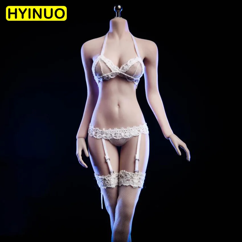 2 Color Suit 1/6 Scale Female Sexy Lace Sling Underwear Stockings Tights Clothes Clothing Set F 12" Figure Female Body Doll Toys
2 Color Suit 1/6 Scale Female Sexy Lace Sling Underwear Stockings Tights Clothes Clothing Set F 12" Figure Female Body Doll Toys
