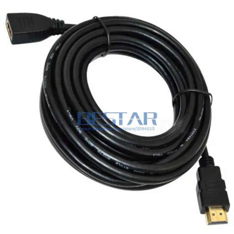 (100pcs/lot) V1.4 HDMI male to hdmi female M/F 1.4v HD extension cable hdmi 1.4 leads 1080p 3D connector adapter 1.5m 150cm 5FT
(100pcs/lot) V1.4 HDMI male to hdmi female M/F 1.4v HD extension cable hdmi 1.4 leads 1080p 3D connector adapter 1.5m 150cm 5FT