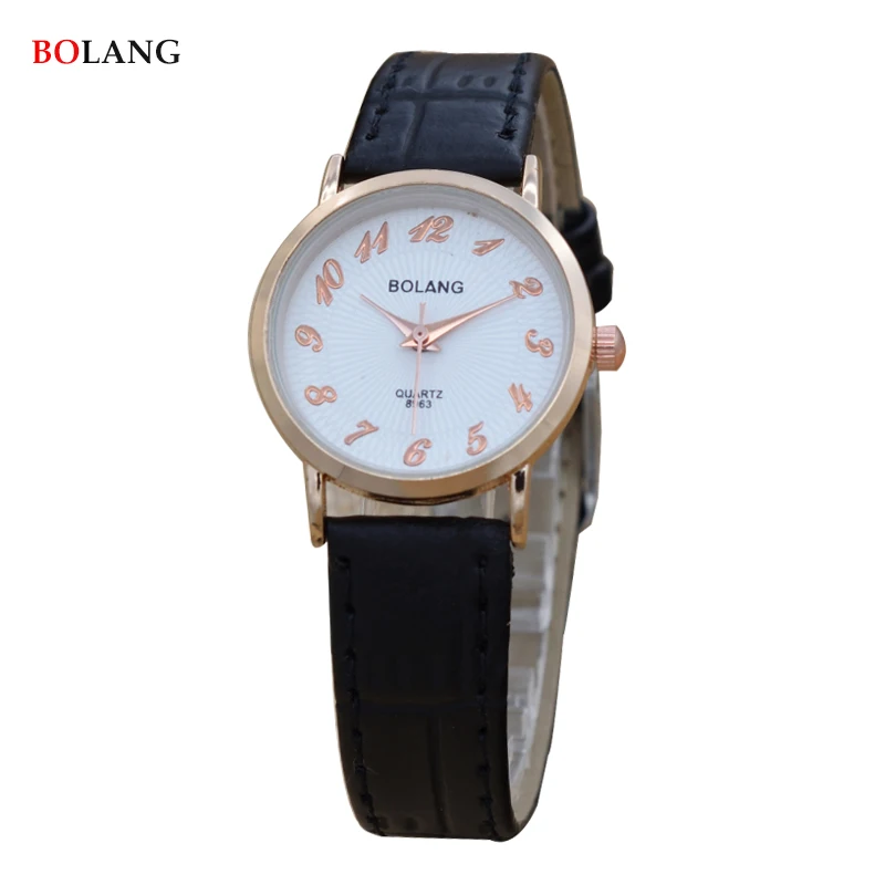 Фото Bolang бренд дамы руки часы Женщина Малый наручные кварцевые Круглый циферблат
