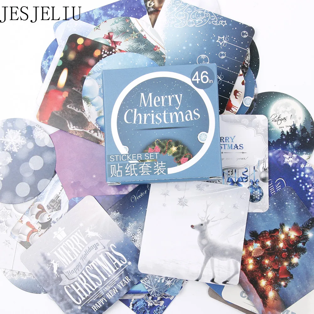 46 Pcs Winter Merry Christmas Diary Sticker Scrapbooking Seal Label Decoration Sticker school office supplies
46 Pcs Winter Merry Christmas Diary Sticker Scrapbooking Seal Label Decoration Sticker school office supplies