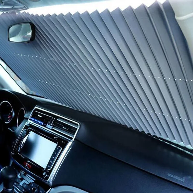 65CM/70CM Car Sun Shades for Windshield Car Retractable Curtain with UV Protection Windshield Sunshades Car Styling Car Cover
65CM/70CM Car Sun Shades for Windshield Car Retractable Curtain with UV Protection Windshield Sunshades Car Styling Car Cover