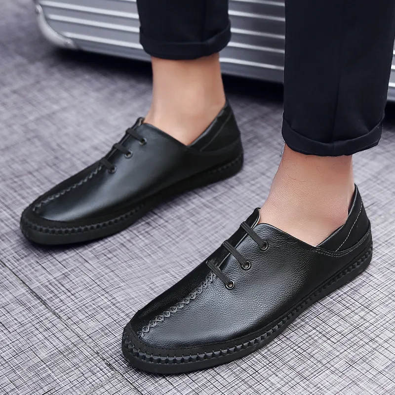 Handmade Genuine Leather Men Shoes Casual Breathable Moccasins Men Loafers High Quality
Handmade Genuine Leather Men Shoes Casual Breathable Moccasins Men Loafers High Quality