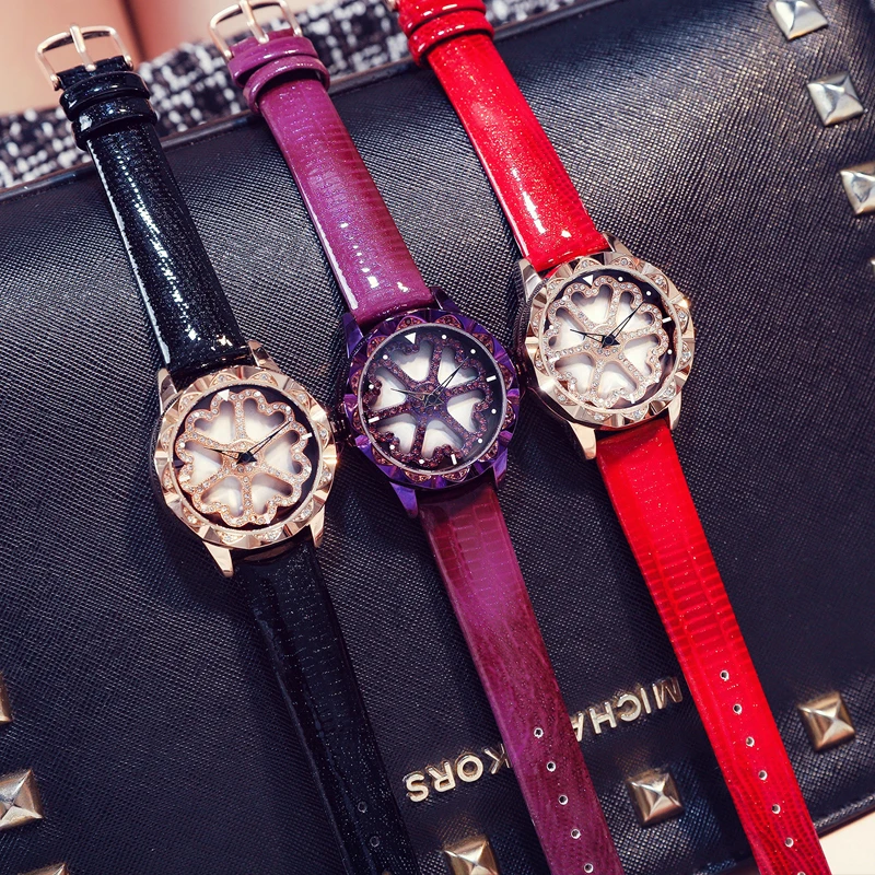 Luxury Brand Watches For Women Leather Rotate Quartz Watch Rose gold Rhinestone Casual Women Waterproof Wristwatch
Luxury Brand Watches For Women Leather Rotate Quartz Watch Rose gold Rhinestone Casual Women Waterproof Wristwatch