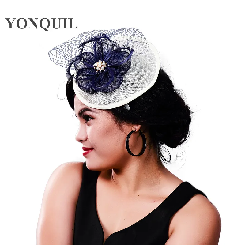 Sinamay Hair Fascinator Accessories Headwear Feather Party Elegant Ladies Show Hair Millinery Cocktail Hats Multiple Colors
Sinamay Hair Fascinator Accessories Headwear Feather Party Elegant Ladies Show Hair Millinery Cocktail Hats Multiple Colors