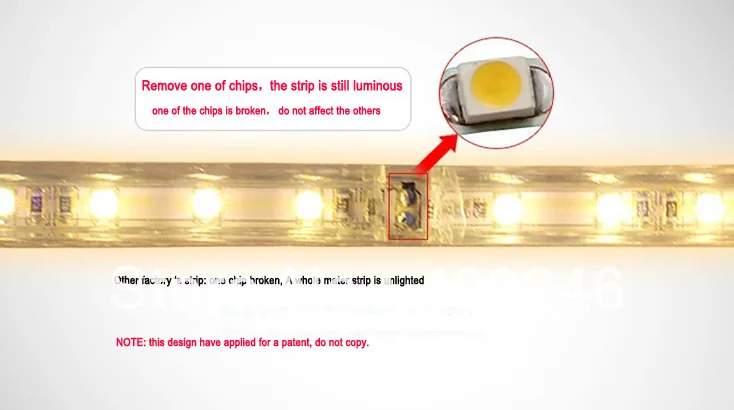 DHLFedEX High voltage 3528 LED strip ribbon tape light 220V 240V warm/white led light led lamp 3528 chip+5pcs Plugs
DHLFedEX High voltage 3528 LED strip ribbon tape light 220V 240V warm/white led light led lamp 3528 chip+5pcs Plugs