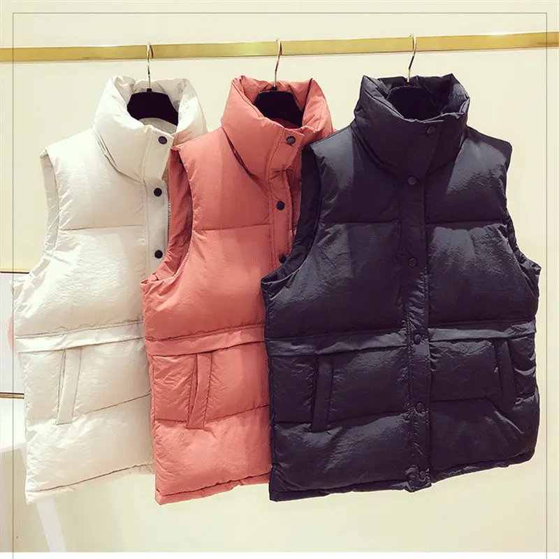 Cotton Jacket Women Fashion Winter Jacket 2019 New Women Vest Femme Waistcoat Stand Collar Vest Women Chaleco Mujer LQ610
Cotton Jacket Women Fashion Winter Jacket 2019 New Women Vest Femme Waistcoat Stand Collar Vest Women Chaleco Mujer LQ610
