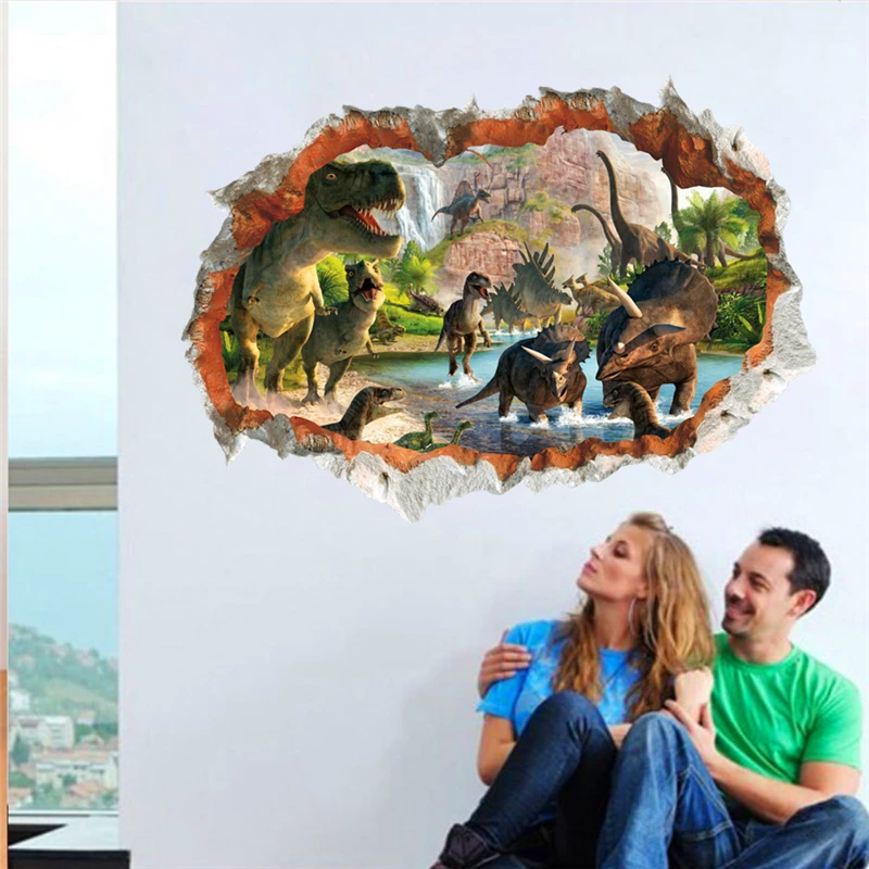3d effect dinosaur world through wall stickers for kids rooms home decor cartoon animal wall decals art pvc mural diy posters
3d effect dinosaur world through wall stickers for kids rooms home decor cartoon animal wall decals art pvc mural diy posters