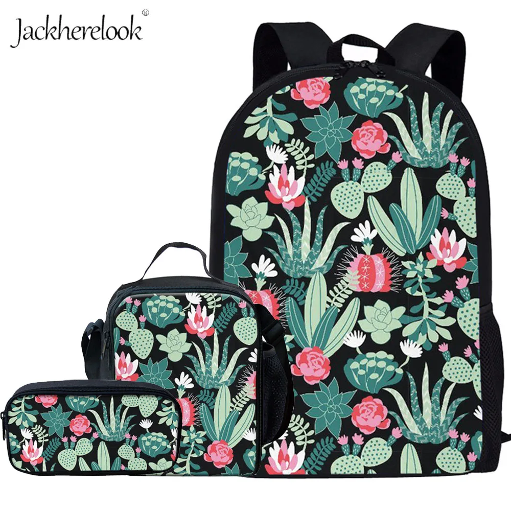 Jackherelook Floral Cactus School Bags for Teenager Girls Backpack Student Schoolbag Set Kids Bookbags Women Shoulder Bag
Jackherelook Floral Cactus School Bags for Teenager Girls Backpack Student Schoolbag Set Kids Bookbags Women Shoulder Bag