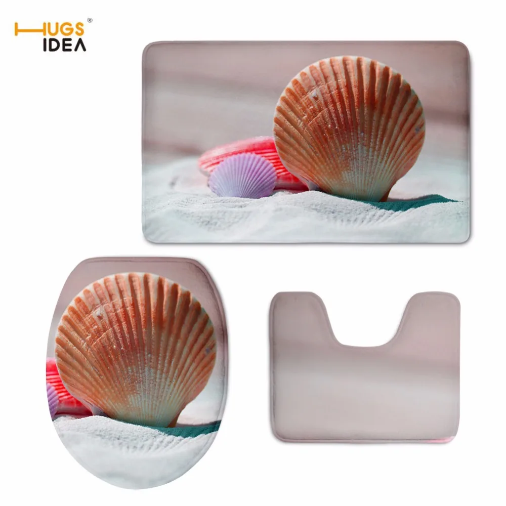 HUGSIDEA Shell Conch Sea Printed Toilet Seat Cover Non-Slip Washroom Bathroom Rug Set Toilet Lids Pad Mat Cover Home Decorations
HUGSIDEA Shell Conch Sea Printed Toilet Seat Cover Non-Slip Washroom Bathroom Rug Set Toilet Lids Pad Mat Cover Home Decorations