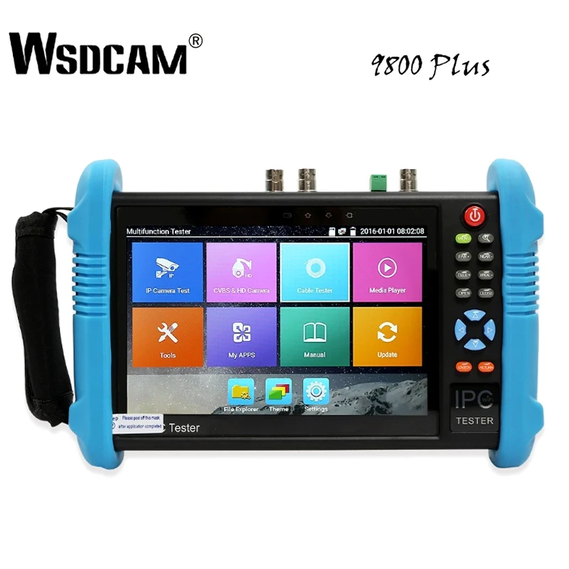 9800 Plus 7-дюймовый тестер IP-Камеры CCTV тестер CVBS Аналоговый тестер камеры с POE/WIFI/4K H.265/HDMI выход/RJ45 TDR/ONVIF
9800 Plus 7-дюймовый тестер IP-Камеры CCTV тестер CVBS Аналоговый тестер камеры с POE/WIFI/4K H.265/HDMI выход/RJ45 TDR/ONVIF