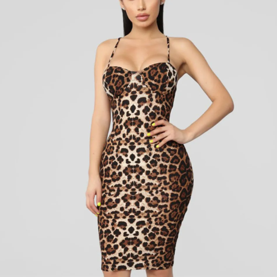 DressBird Arrival Women Summer Dress Bodycon Vestidos Sexy Leopard Sleeveless Spaghetti Strap Midi Party Clubwear Dress Vestidos
DressBird Arrival Women Summer Dress Bodycon Vestidos Sexy Leopard Sleeveless Spaghetti Strap Midi Party Clubwear Dress Vestidos
