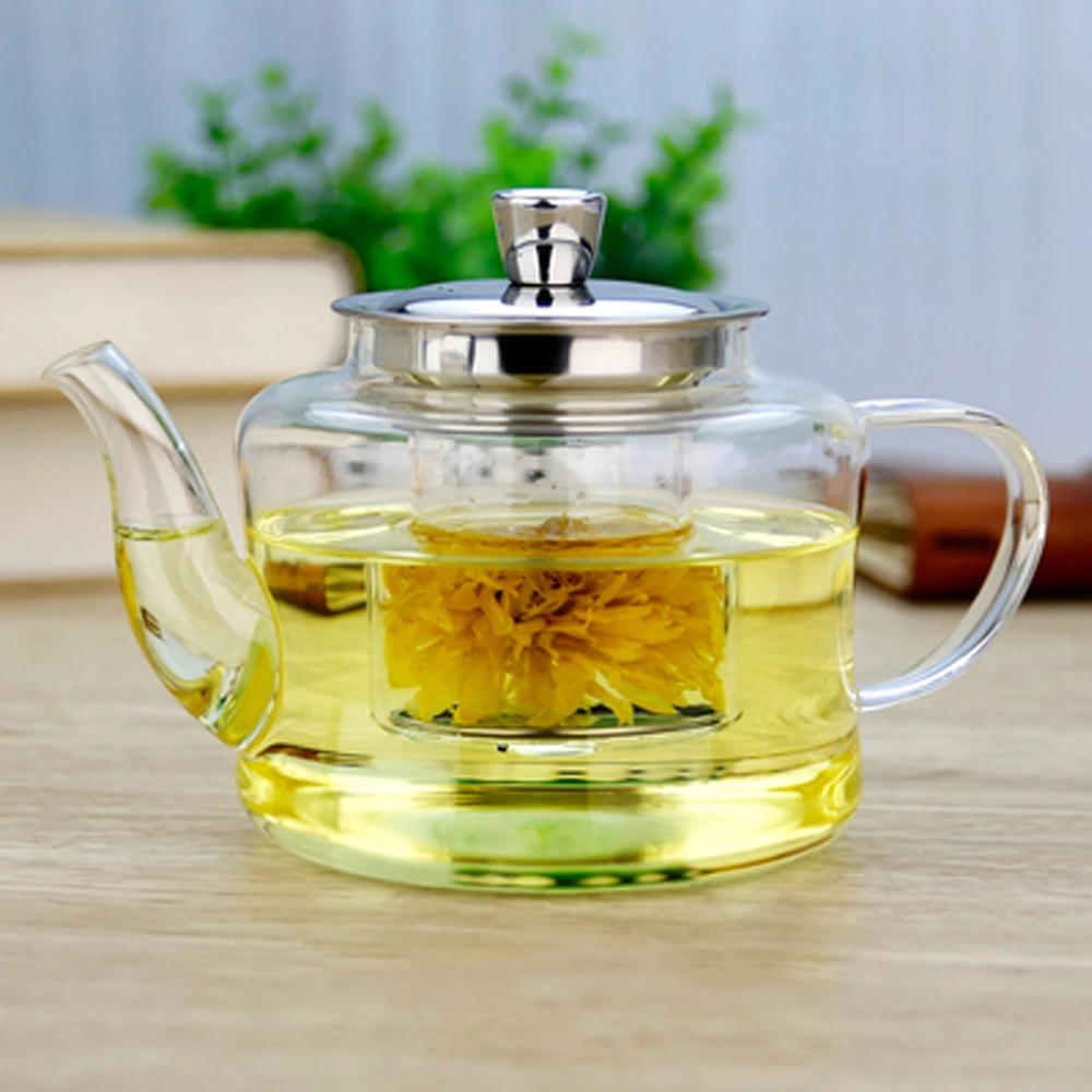 PINDEFANG Exquisite 800ml Heatable Glass Tea Set Strainer Herbal Flower Tea Kettle Filter Daily Drinkware Water Bottle Pot Mug
PINDEFANG Exquisite 800ml Heatable Glass Tea Set Strainer Herbal Flower Tea Kettle Filter Daily Drinkware Water Bottle Pot Mug