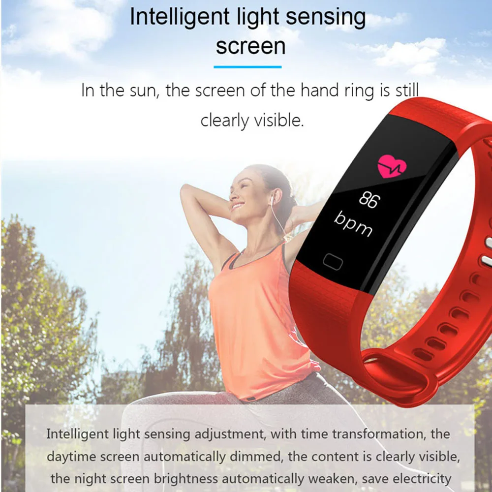 Недорогие цветные Смарт часы для мужчин/женщин/детей подходящие Apple/Xiaomi/Samsung PK Mi