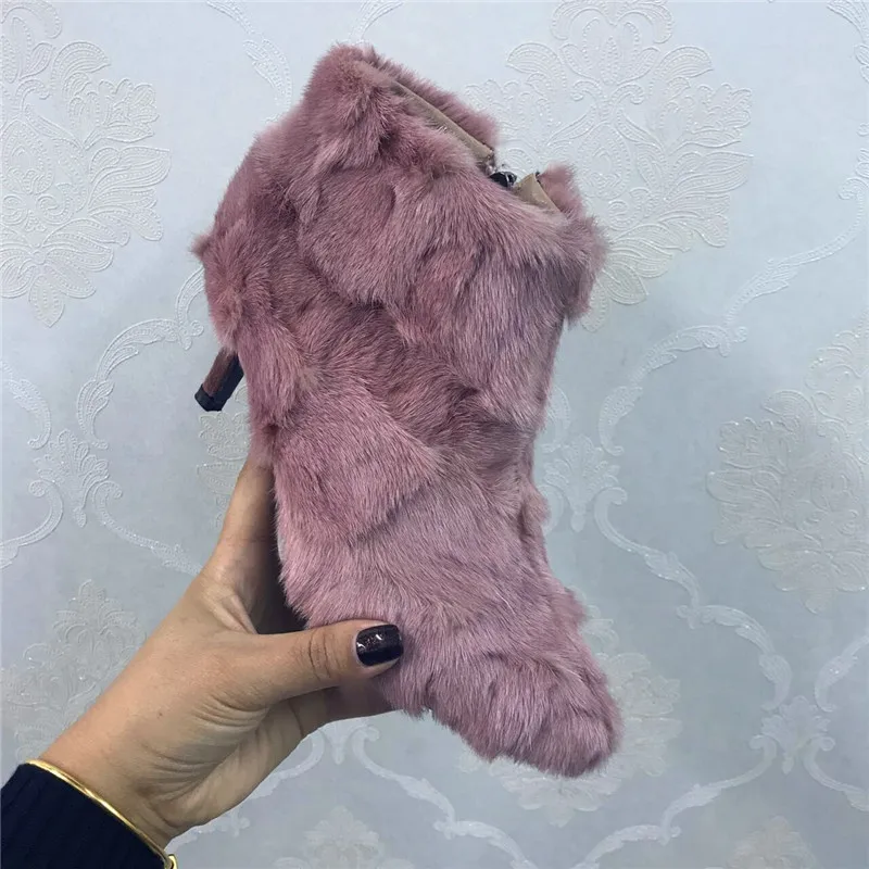 pink boot European women Mink hair ankle boots women thin heels boots high quality women walkway fashion short boot zipper
pink boot European women Mink hair ankle boots women thin heels boots high quality women walkway fashion short boot zipper