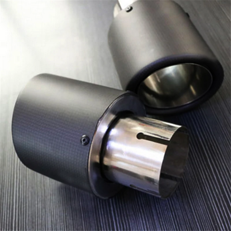 Universal Carbon Fiber Coated Stainless Steel Auto Exhaust End Pipe Tip 63-101mm Matte or Glossy Surface Random Shipping
Universal Carbon Fiber Coated Stainless Steel Auto Exhaust End Pipe Tip 63-101mm Matte or Glossy Surface Random Shipping
