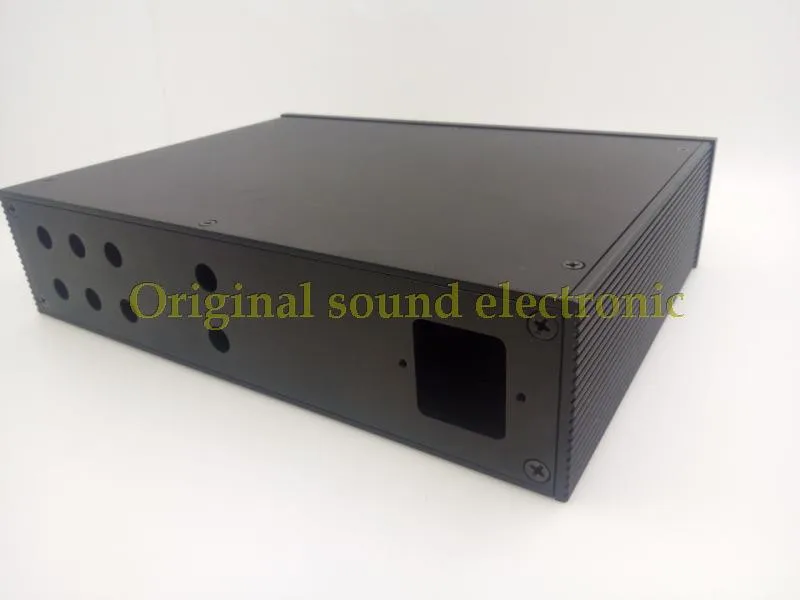 Black Full Aluminum Enclosure Preamp Chassis Power Amplifie Case/DIY Box 261*62*190mm
Black Full Aluminum Enclosure Preamp Chassis Power Amplifie Case/DIY Box 261*62*190mm