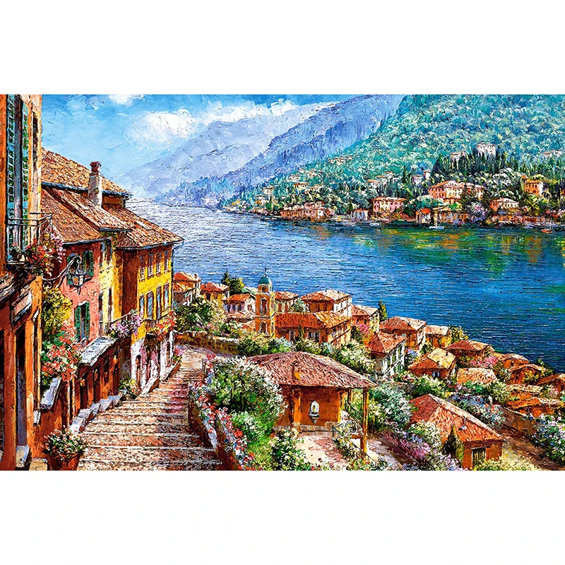 5D DIY Full Square/round Drill Diamond Painting Cross Stitch Seaside Town Embroidery Mosaic Home Decor Picture By Numbers
5D DIY Full Square/round Drill Diamond Painting Cross Stitch Seaside Town Embroidery Mosaic Home Decor Picture By Numbers