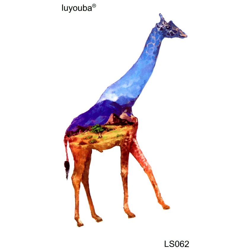 Natural Giraffe Waterproof Temporary Tattoos Men harajuku Beauty animal tatouage tatoo kids stickers Halloween Henna Tattoo
Natural Giraffe Waterproof Temporary Tattoos Men harajuku Beauty animal tatouage tatoo kids stickers Halloween Henna Tattoo