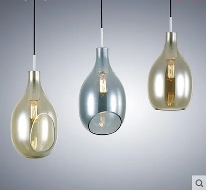 post-modern Nordic fashion simple glass bottle pendant light houses restaurants dining room bar hanging lighting
post-modern Nordic fashion simple glass bottle pendant light houses restaurants dining room bar hanging lighting