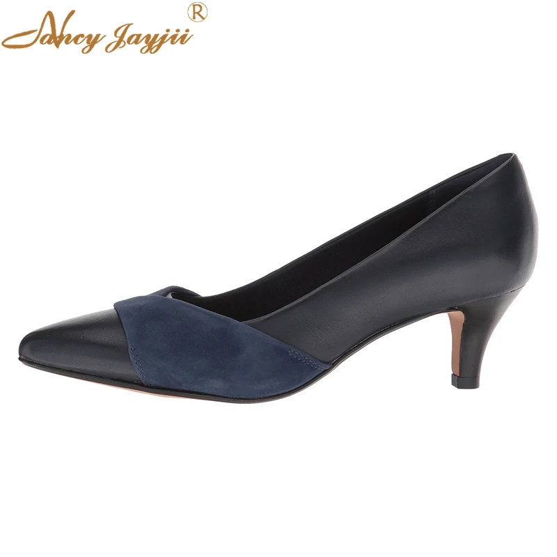 Midnight Blue Pumps Black Leather 4cm Mid Heel Narrow Pointed Toe Elegant Dress Spring Summer Women Shoes 2019 Customization
Midnight Blue Pumps Black Leather 4cm Mid Heel Narrow Pointed Toe Elegant Dress Spring Summer Women Shoes 2019 Customization