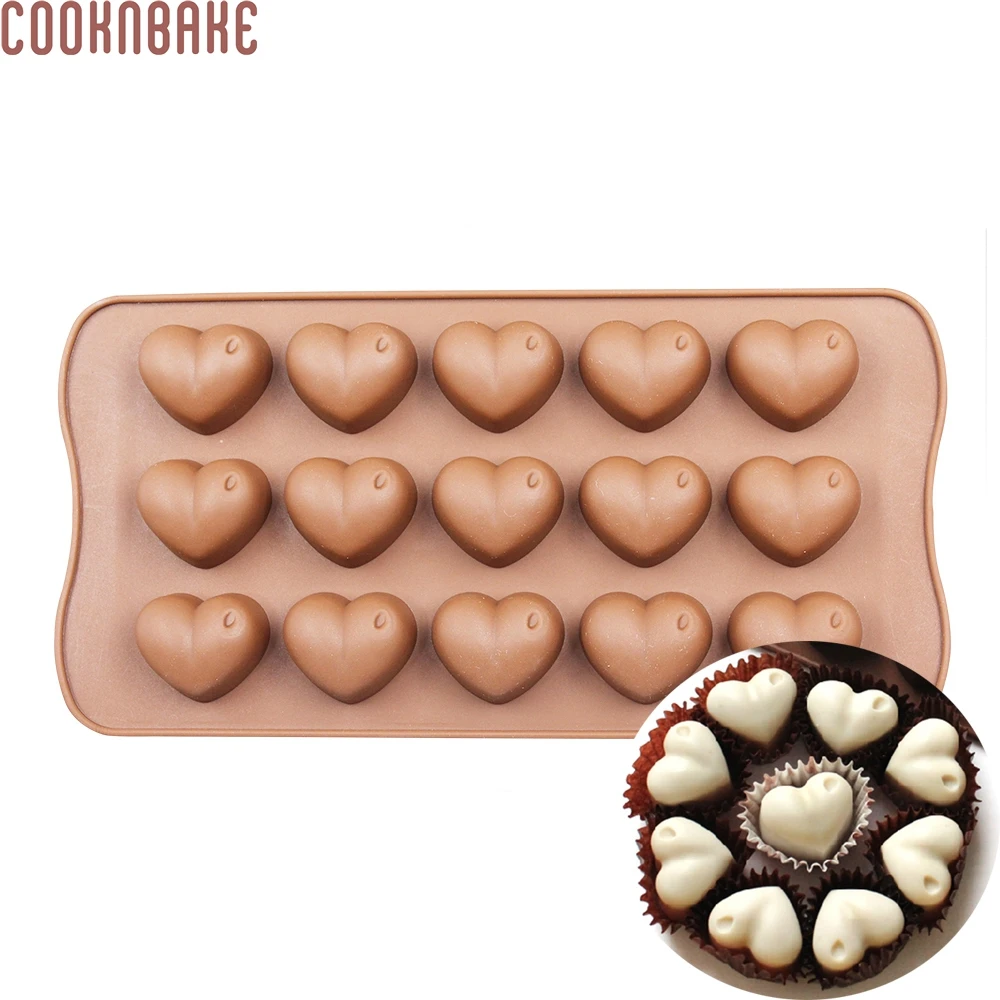 COOKNBAKE DIY силиконовая форма для шоколада сердце льда деликатная жаропрочная