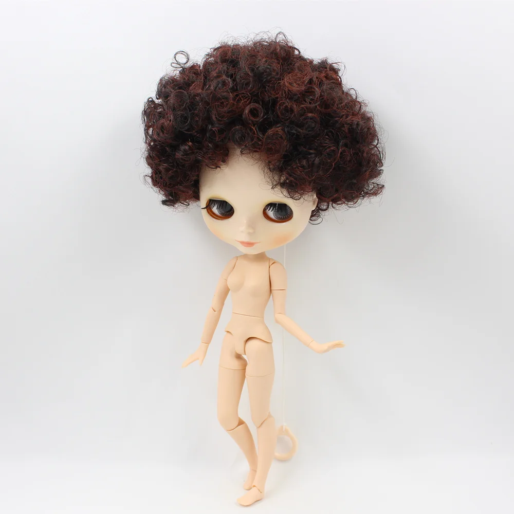 

ICY DBS Blyth doll No.BL9103/0362 JOINT body Black mix Wine red Curly hair White skin 1/6 BJD ob24 anime