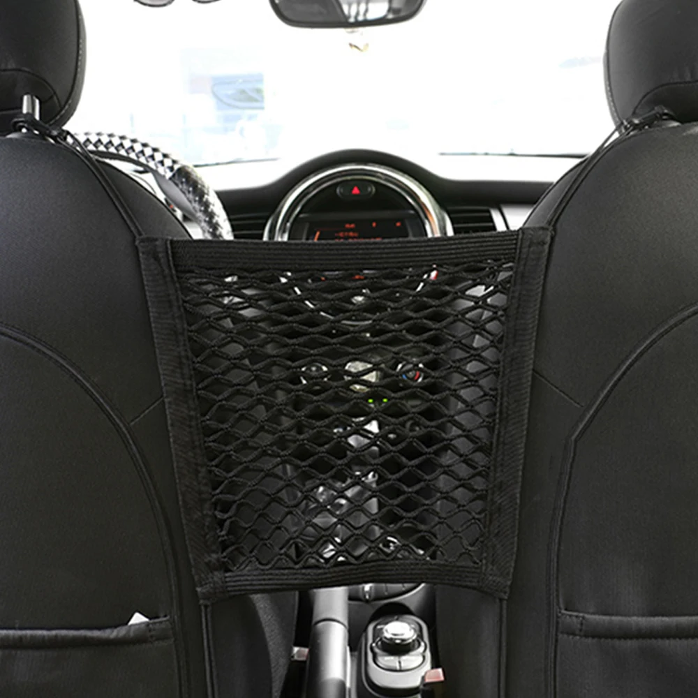 Universal Elastic Mesh Net Bag Car Organizer Seat Back Storage Net Holder Car Styling For BMW Mini Cooper One S JCW Accessories
Universal Elastic Mesh Net Bag Car Organizer Seat Back Storage Net Holder Car Styling For BMW Mini Cooper One S JCW Accessories