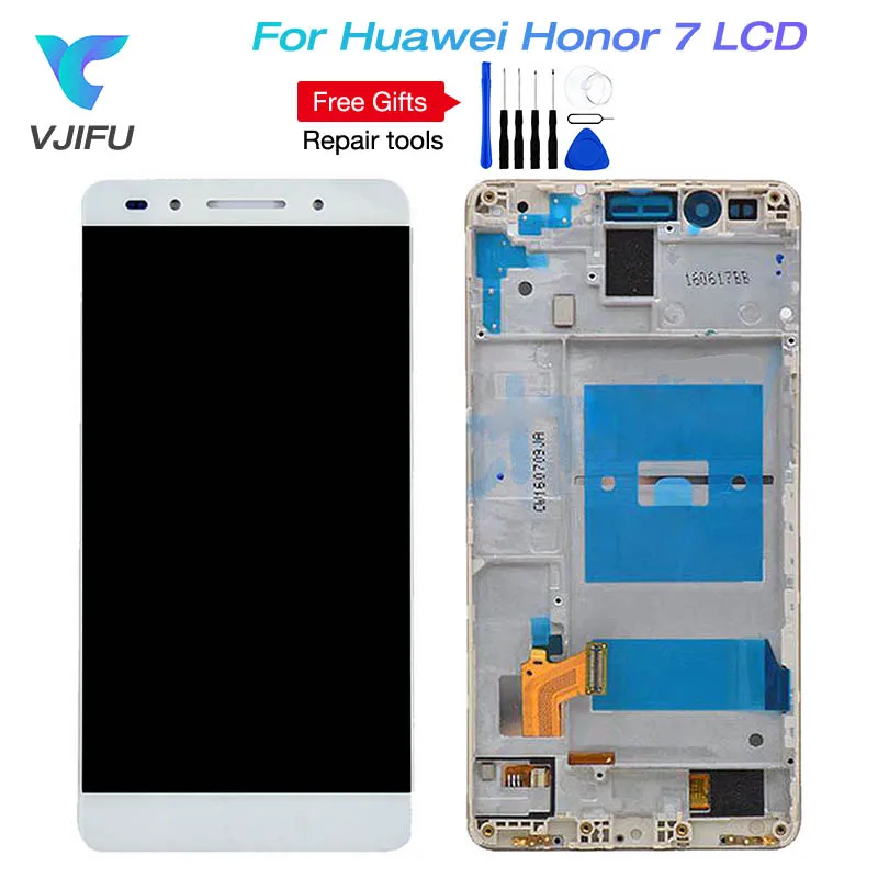 Для Huawei Honor 7 ЖК-дисплей кодирующий преобразователь сенсорного экрана в сборе