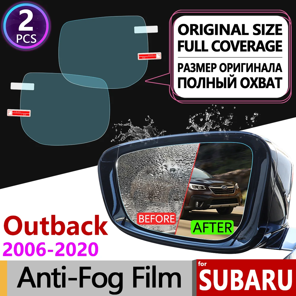 Для Subaru Outback 2006 ~ 2020 полное покрытие противотуманная пленка зеркало заднего вида