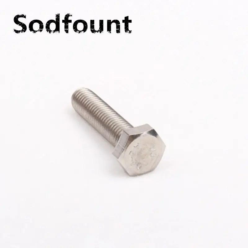 5pcs DIN933\GB5783 M12X20/25/30/35-150mm 304 Stainless Steel hex bolts Outside the hexagonal screw
5pcs DIN933\GB5783 M12X20/25/30/35-150mm 304 Stainless Steel hex bolts Outside the hexagonal screw