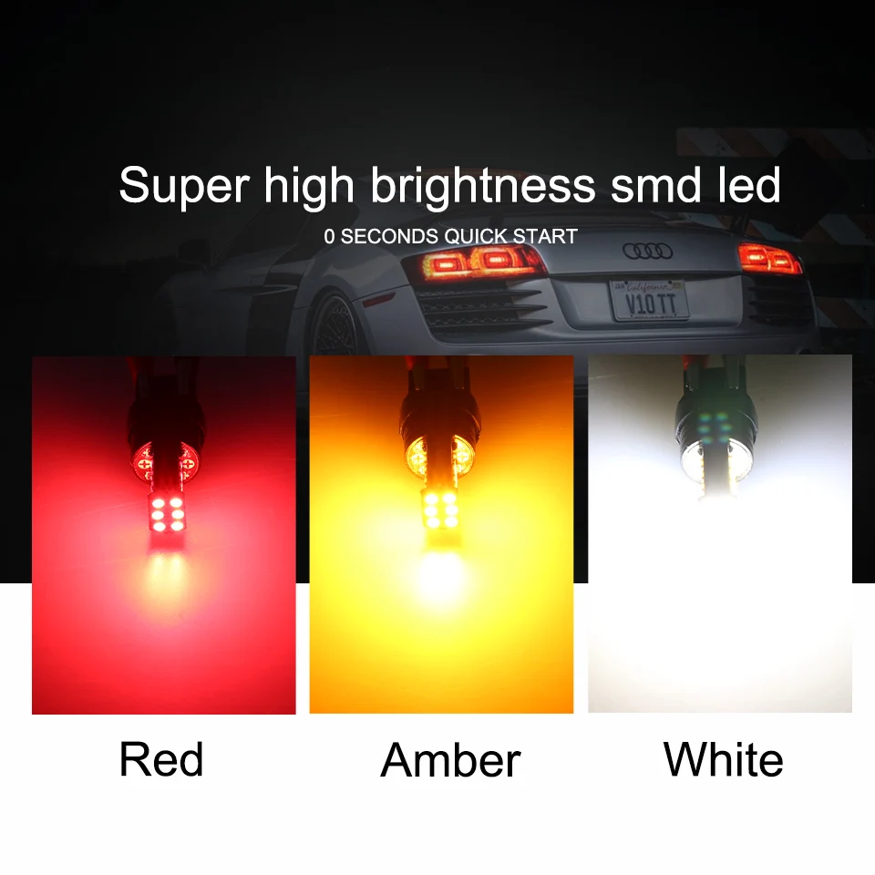 NLpearl 2x Car Led 1156 BA15S P21W BAU15S Led 1157 Bay15d Led T20 7440 W21W 7443 Led Turn Signal Lamp Brake Light Reverse Lights
NLpearl 2x Car Led 1156 BA15S P21W BAU15S Led 1157 Bay15d Led T20 7440 W21W 7443 Led Turn Signal Lamp Brake Light Reverse Lights