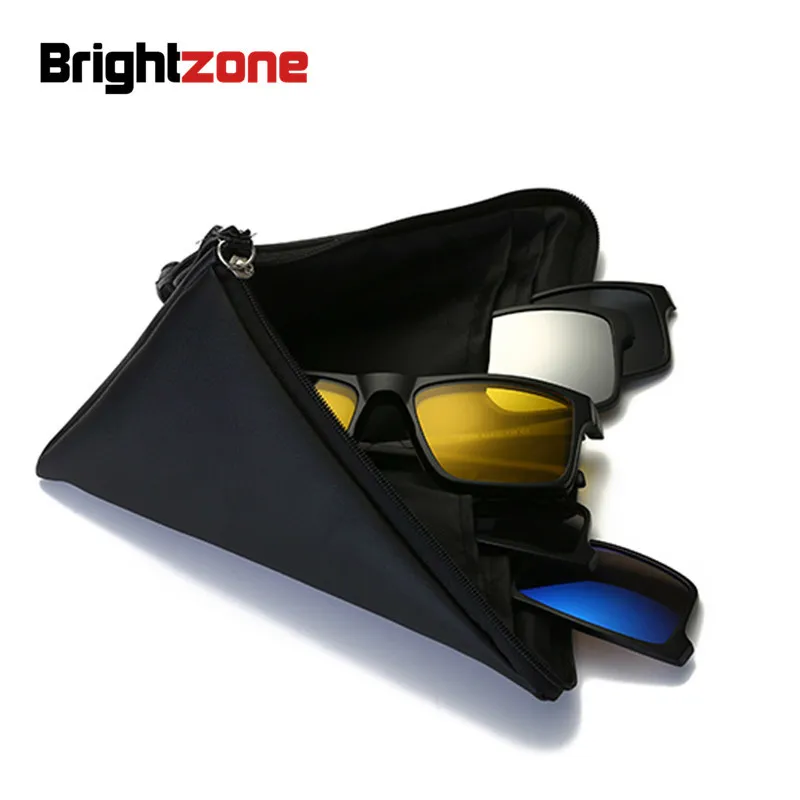 Оправа для очков Brightzone для мужчин и женщин, Модные оптические поляризационные магнитные солнцезащитные очки для близорукости с 5 зажимами
Оправа для очков Brightzone для мужчин и женщин, Модные оптические поляризационные магнитные солнцезащитные очки для близорукости с 5 зажимами