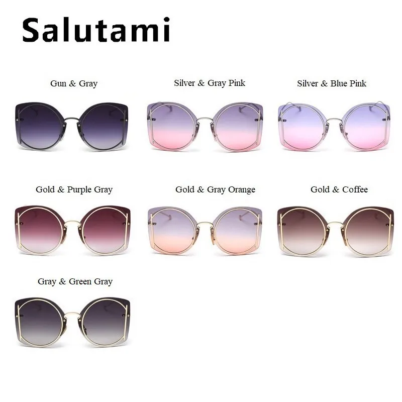 Round Circle Sunglasses For Women Allloy Rimless Sun Glasses Female Luxury Brand Sexy Shades 2019 New Fashion Cat Eye
Round Circle Sunglasses For Women Allloy Rimless Sun Glasses Female Luxury Brand Sexy Shades 2019 New Fashion Cat Eye