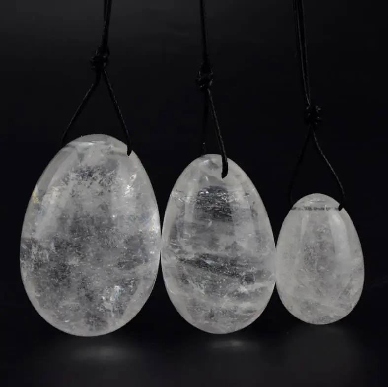 3pcs/set Quartz Crystal Eggs With Rope Yoni Eggs Massage tool Pelvic Kegel Exercise Vaginal Tightening Ball for Health
3pcs/set Quartz Crystal Eggs With Rope Yoni Eggs Massage tool Pelvic Kegel Exercise Vaginal Tightening Ball for Health