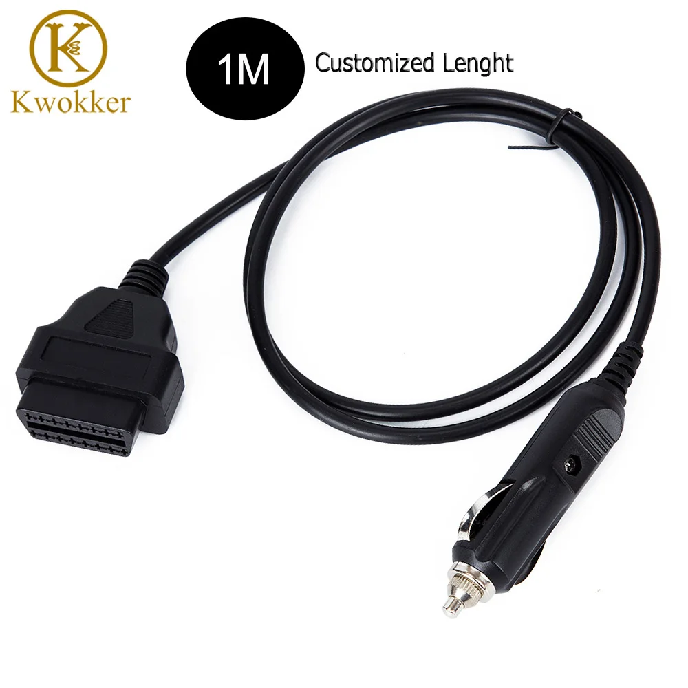 Customized Length OBD2 16Pin Female to Car Cigarette Lighter OBD 2 Car Connector to Cigarette Lighter Connection Line Wholesale
Customized Length OBD2 16Pin Female to Car Cigarette Lighter OBD 2 Car Connector to Cigarette Lighter Connection Line Wholesale