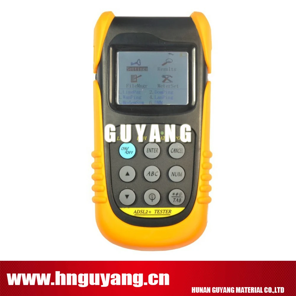 GUYANG GY801C Multi-functional ADSL Tester ADSL2+ Tester DMM PING Test Meter ADSL2 Tester
GUYANG GY801C Multi-functional ADSL Tester ADSL2+ Tester DMM PING Test Meter ADSL2 Tester