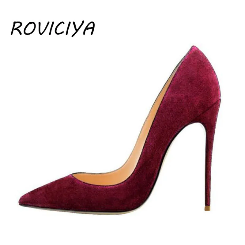 Wine Red 12 cm extreme high heels pointed toe shallow women shoes Women Pumps Wedding Party Woman Shoes RM003 ROVICIYA
Wine Red 12 cm extreme high heels pointed toe shallow women shoes Women Pumps Wedding Party Woman Shoes RM003 ROVICIYA